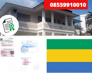 Jasa Legalisir Kementrian Luar Negeri (KEMENLU) di Gabon || 08559910010