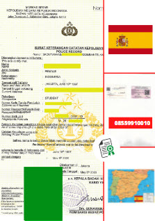 Jasa Legalisir SKCK Di Kedutaan Spanyol || 08559910010