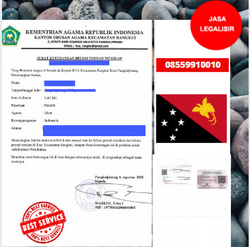 Jasa Legalisir SKBM Di Kedutaan Papua Nugini || 08559910010
