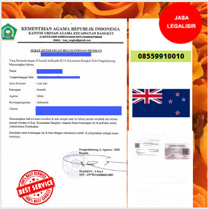 Jasa Legalisir SKBM Di Kedutaan Selandia Baru || 08559910010