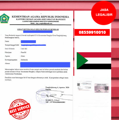Jasa Legalisir SKBM Di Kedutaan Sudan || 08559910010