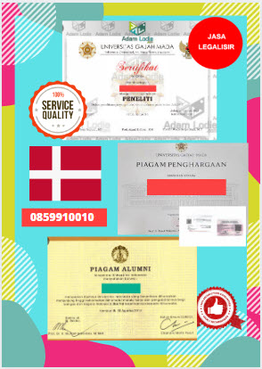 Jasa Legalisir Piagam Di Kedutaan Denmark || 08559910010